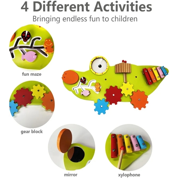 Colorful Crocodile Wall Game - Picture 1 of 7